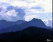 Chmury nad Tatrami,Giewont i Czerwone Wierchy