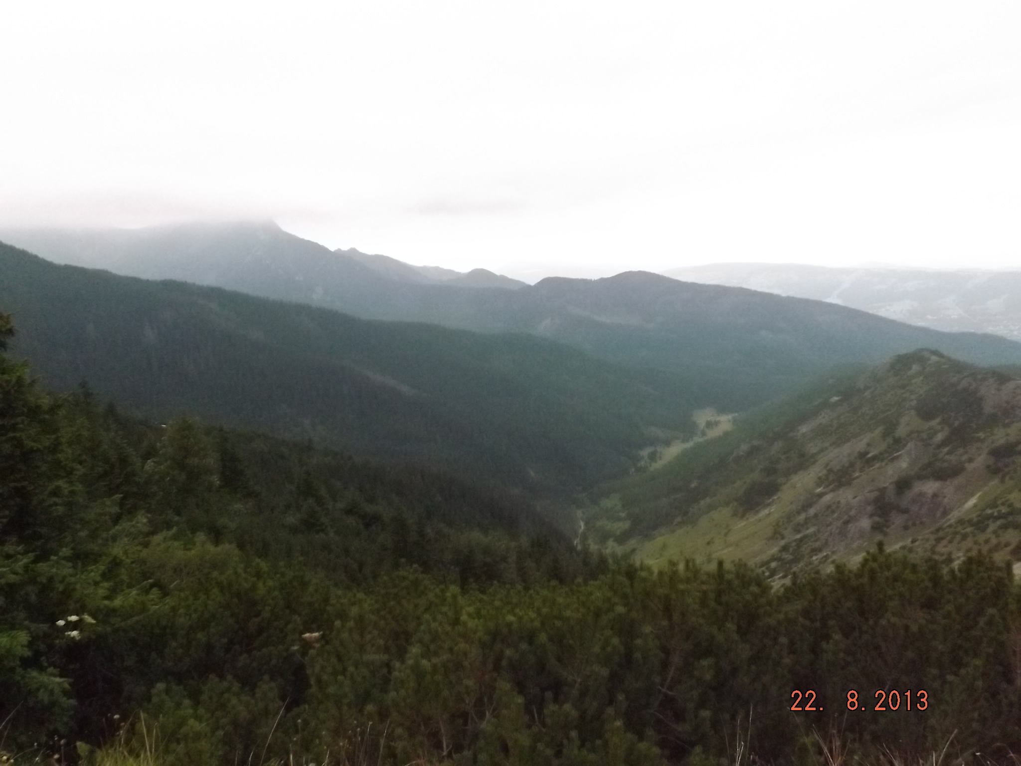 Dolina Jaworzynka z Przełęczy Między Kopami