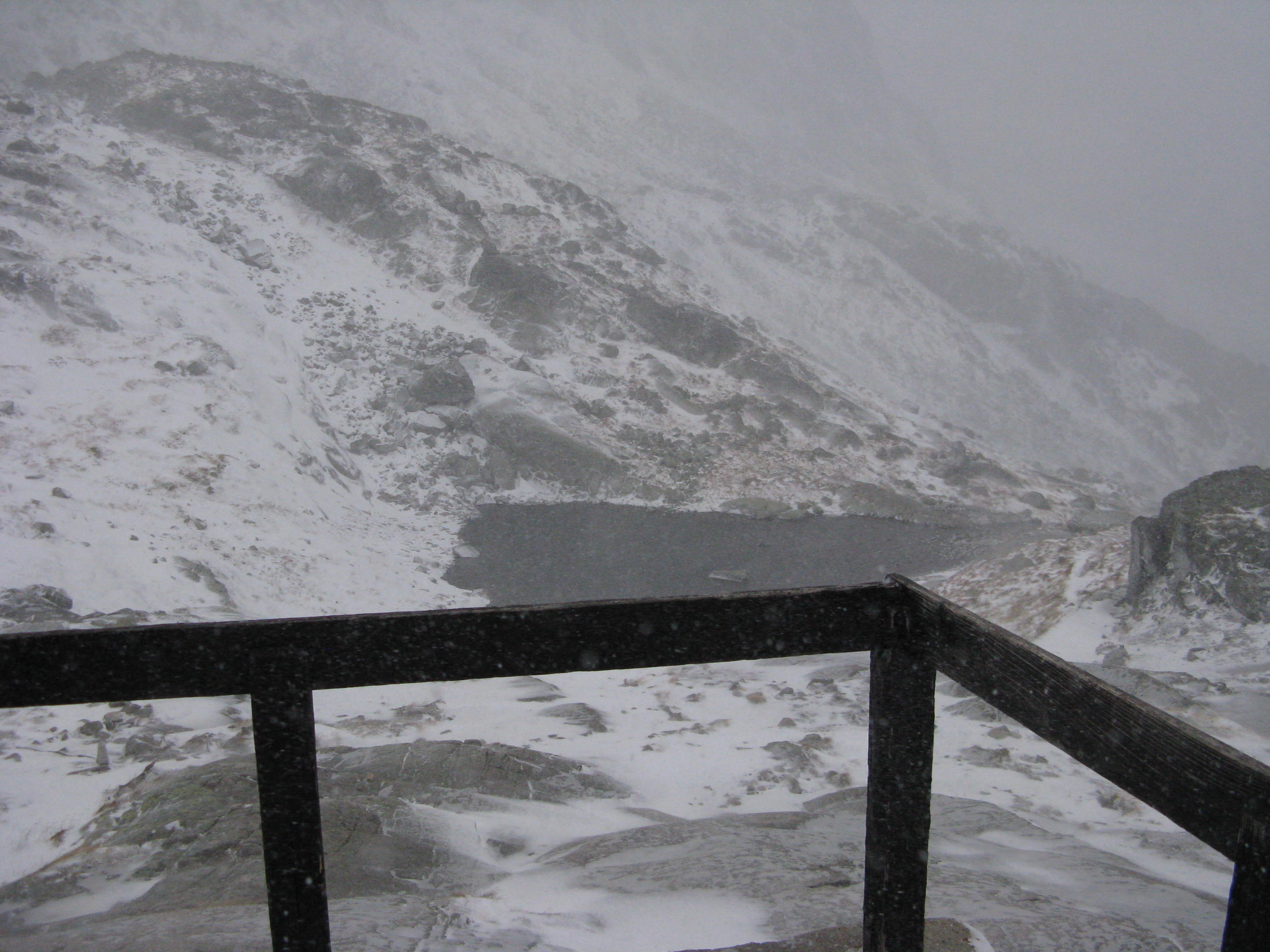 Pierwszy śnieg tego lata w Tatrach
