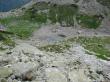 Staw Staszica widziany ze szlaku na Szpiglasową Przełęcz