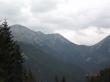 Tomanowa Przełęcz - widok ze szlaku na Iwaniacką Przełęcz