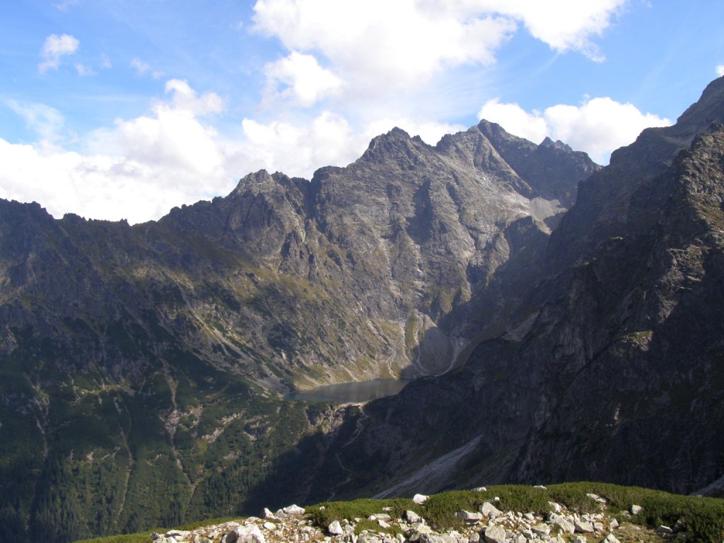 Widok na Rysy ze Szpiglasowej Przełęczy